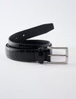 Whistle Accessories Mock Croc Belt, Black product photo