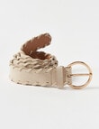 Boston + Bailey Sueded Belt, Oatmeal product photo