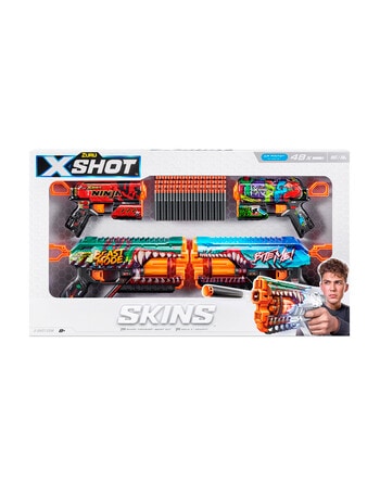 X-Shot Skins Double Griefer Double Flux Blaster, Combo Pack product photo