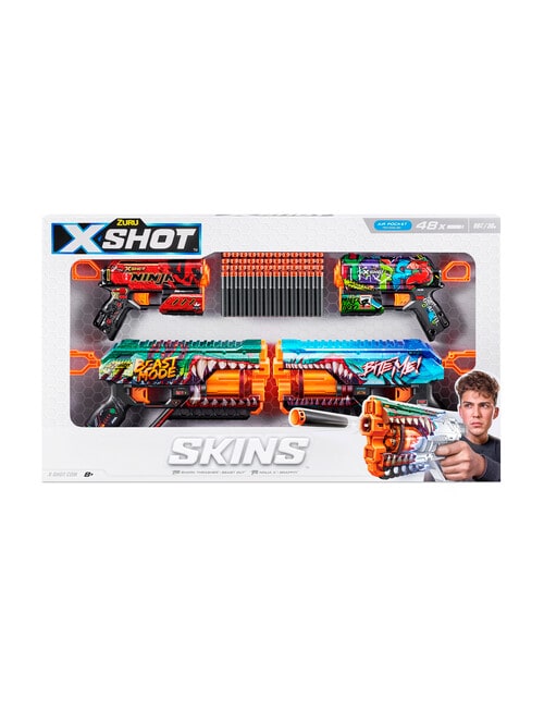 X-Shot Skins Double Griefer Double Flux Blaster, Combo Pack product photo
