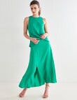 State of play Winona Split Skirt, Green Lily product photo View 03 S