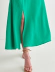 State of play Winona Split Skirt, Green Lily product photo View 04 S