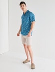 L+L Abstract Floral Shirt, Blue product photo View 03 S