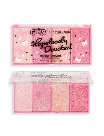 Makeup Revolution x Grease Hopelessly Devoted Highlighter Palette product photo