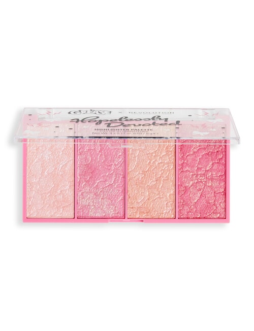 Makeup Revolution x Grease Hopelessly Devoted Highlighter Palette product photo View 02 L