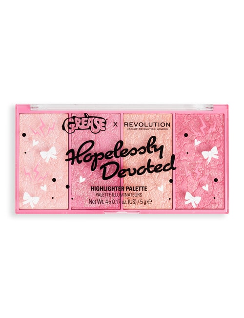 Makeup Revolution x Grease Hopelessly Devoted Highlighter Palette product photo View 05 L