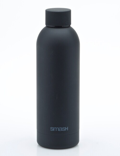 Smash Twist Double Wall Stainless Steel Bottle, 500ml, Black Food Storage