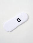 Gym Equipment No-Show Sock, 4-Pack, White product photo View 04 S