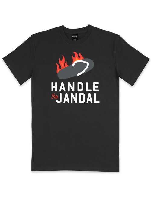 Mr Vintage Handle The Jandle Tee, Burn Iron product photo