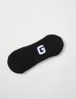 Gym Equipment No-Show Sock, 4-Pack, Black product photo View 04 S