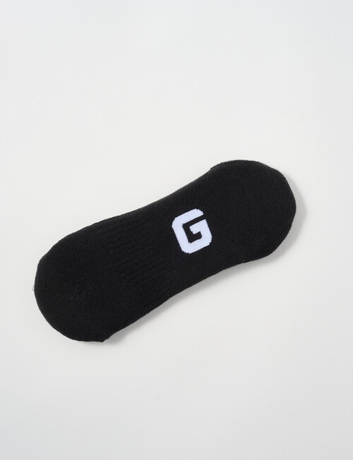 Gym Equipment No-Show Sock, 4-Pack, Black product photo View 04 L