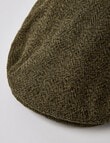 Laidlaw + Leeds Textured Driver's Cap, Khaki product photo View 02 S