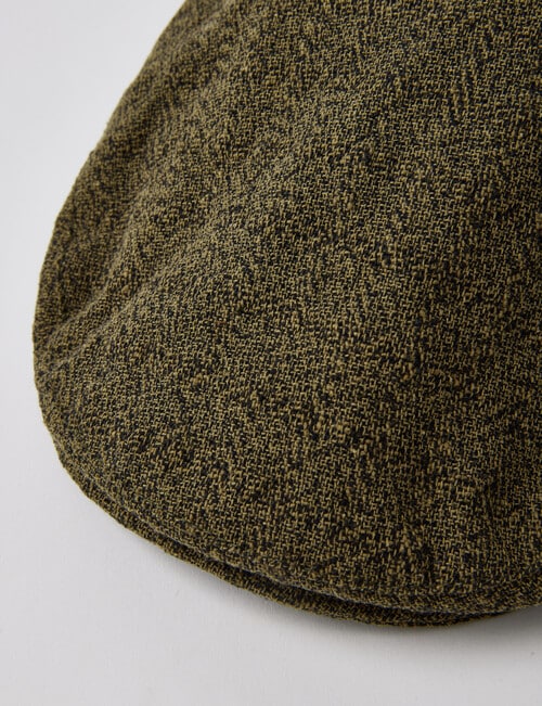 Laidlaw + Leeds Textured Driver's Cap, Khaki product photo View 02 L