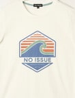 No Issue Wave Short Sleeve Tee, White product photo View 02 S