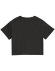 Puma Cosmic Girl Cropped Tee, Black product photo View 02 S