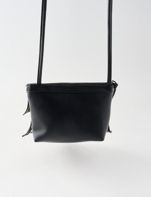 Switch Fringe Cross Body Bag, Black, 8-16 product photo View 02 L