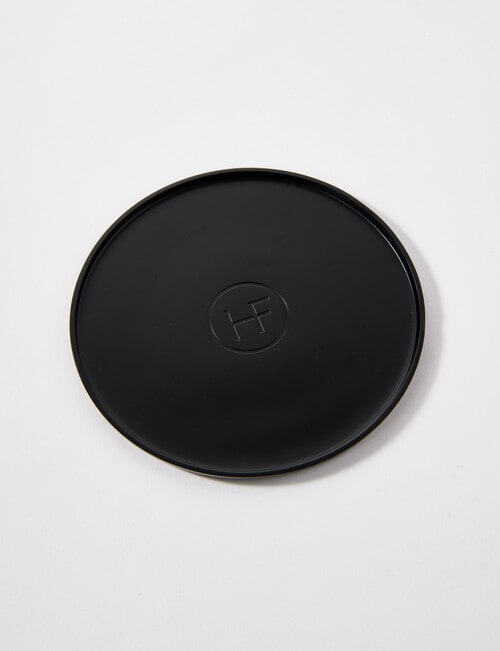 Home Fusion Candle Plate, Black product photo View 02 L