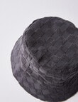 No Issue Checkerboard Towelling Hat, Charcoal product photo View 03 S