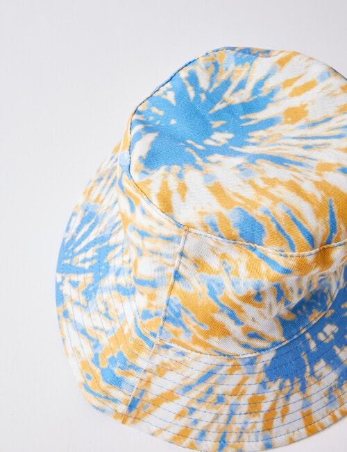 Mac & Ellie Tie Dye Reversible Bucket Hat, Blue product photo View 03 L