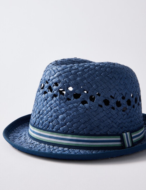 Mac & Ellie Trilby Hat, Navy product photo View 02 L