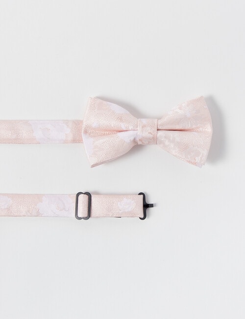 Laidlaw + Leeds Fancy Floral Bow Tie, Pink product photo