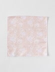 Laidlaw + Leeds Fancy Floral Pocket Square, Pink product photo View 02 S