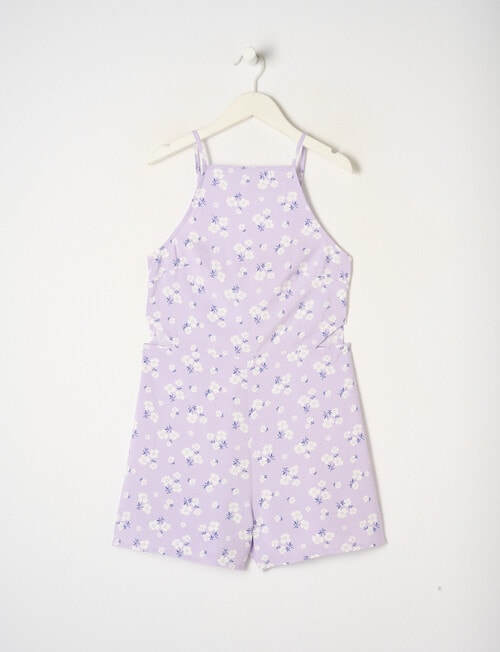 Switch Floral Playsuit, Lilac product photo