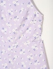 Switch Floral Playsuit, Lilac product photo View 02 S