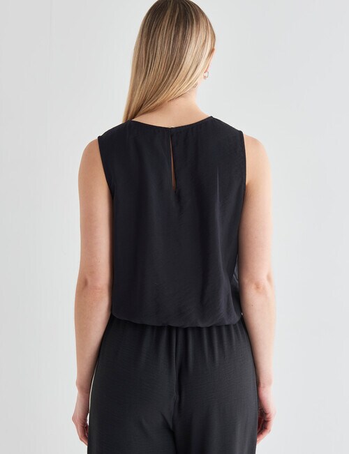 Mineral Maeve Drawstring Top, Black product photo View 02 L
