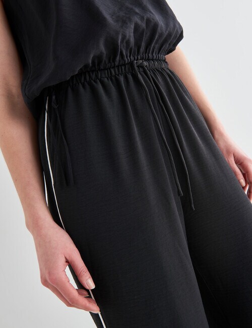 Mineral Maeve Drawstring Top, Black product photo View 04 L