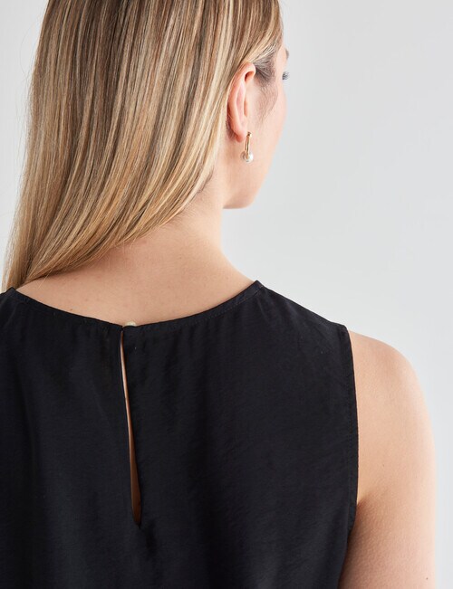 Mineral Maeve Drawstring Top, Black product photo View 06 L