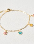 Whistle Accessories Daisy Chain Bracelet, Imitation Gold product photo View 02 S