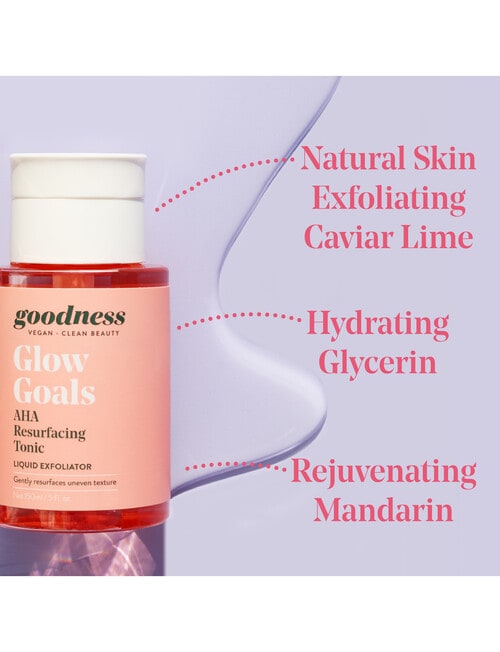Goodness Glow Goals AHA Resurfacing Tonic, 150ml product photo View 02 L