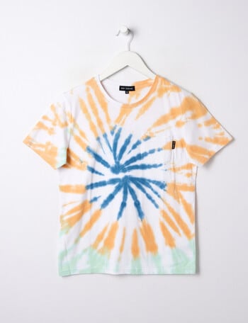 No Issue Tie Dye Short Sleeve Tee, Peach product photo