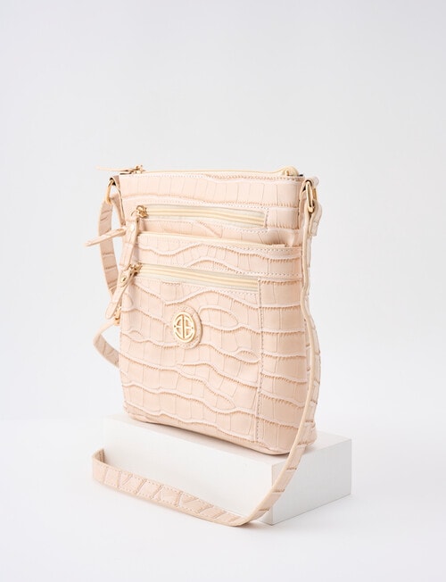 Boston + Bailey Gianna Crossbody Bag, Taupe product photo View 03 L