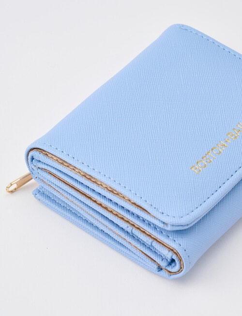 Boston + Bailey Small Wallet With Coin Pocket, Blue product photo View 06 L