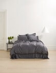 Domani Silky Tencel Duvet Cover, Slate product photo
