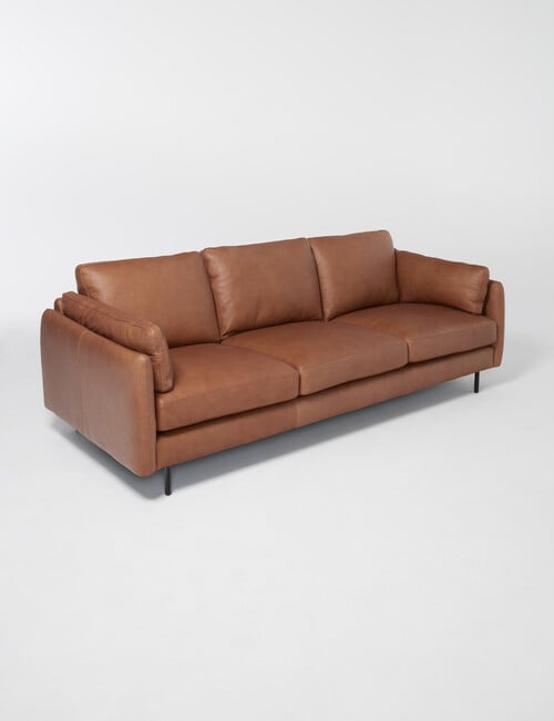 LUCA Rio Leather 3 Seater Sofa product photo View 02 L
