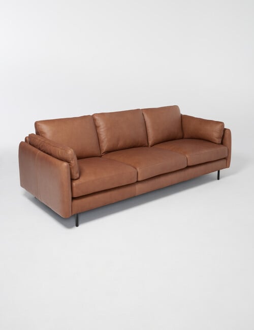 LUCA Furniture Rio Leather 3 Seater Sofa product photo View 02 L
