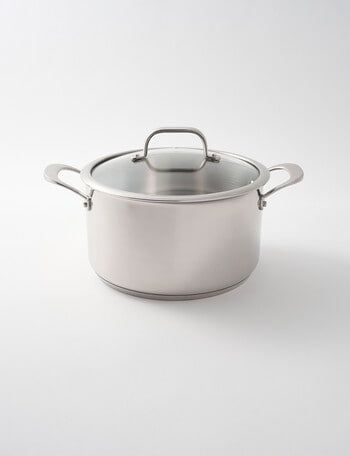 Stevens Titan Stainless Steel Casserole with Lid, 24cm product photo