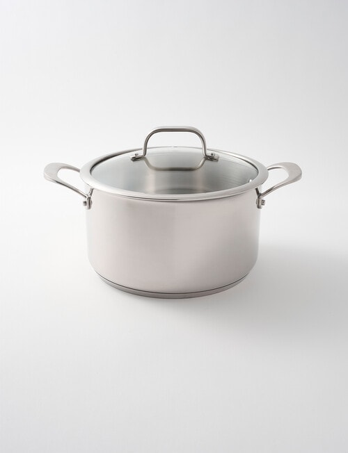 Stevens Titan Stainless Steel Casserole with Lid, 24cm product photo
