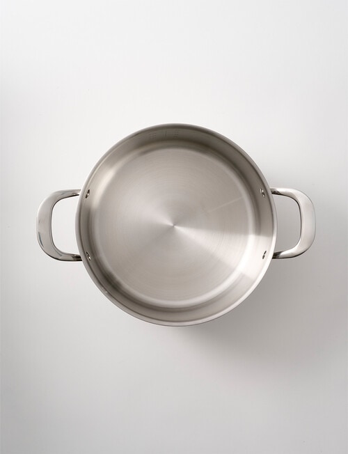Stevens Titan Stainless Steel Casserole with Lid, 24cm product photo View 02 L