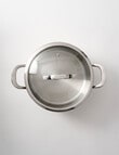 Stevens Titan Stainless Steel Casserole with Lid, 24cm product photo View 03 S