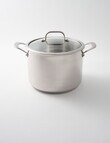 Stevens Titan Stainless Steel Stockpot with Lid, 7 Litre, 24cm product photo
