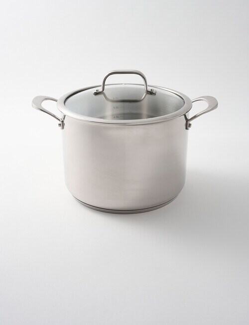 Stevens Titan Stainless Steel Stockpot with Lid, 7 Litre, 24cm product photo