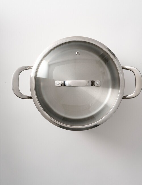 Stevens Titan Stainless Steel Stockpot with Lid, 7 Litre, 24cm product photo View 03 L