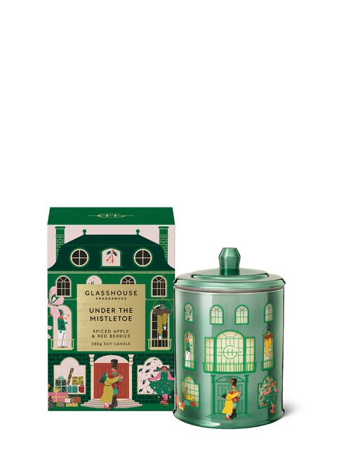 Glasshouse Fragrances Under The Mistletoe Candle, 380g Gift Sets