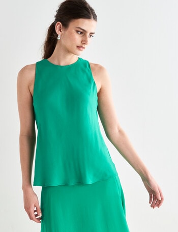 State of play Heather Top, Green Lily product photo