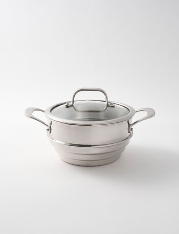 Stevens Titan Stainless Steel Universal Steamer with Lid product photo