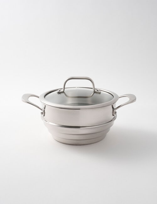 Stevens Titan Stainless Steel Universal Steamer with Lid product photo